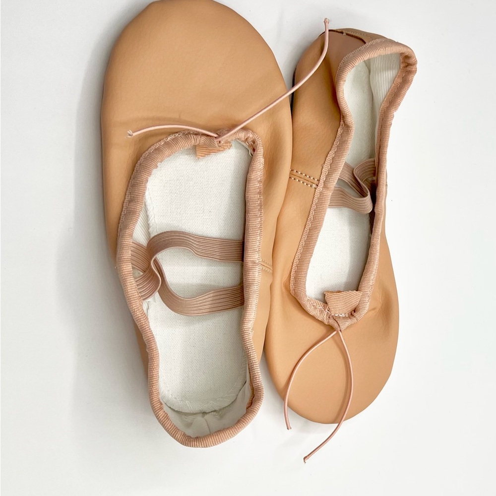 Stelle Pink Ballet Shoes with Elastic Straps and Flexible Suede Sole